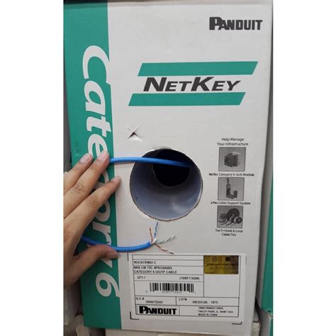 Jual Kabel Lan Utp Cat 6 Panduit Netkey 20 Meter Siap Pake Panduit