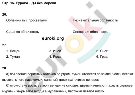 ГДЗ Номер стр. 15 География 6 класс Дронов Рабочая тетрадь