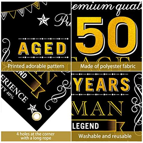 Electronikz Happy 50th Birthday Banner Decorations Review