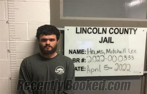 Recent Booking Mugshot For Mitchell Lee Helms In Lincoln County Oklahoma