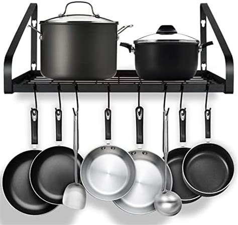 Amazon KES 24 Inch Kitchen Pot Pan Rack Wall Mounted Hanging