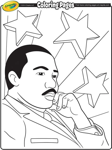 Printable Martin Luther King Jr Coloring Pages