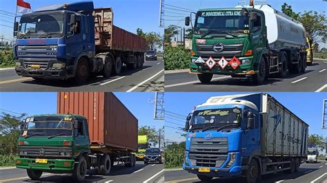 Spotting Truck Siang Hari Matahari Full Musim Kemarau Demi Penonton