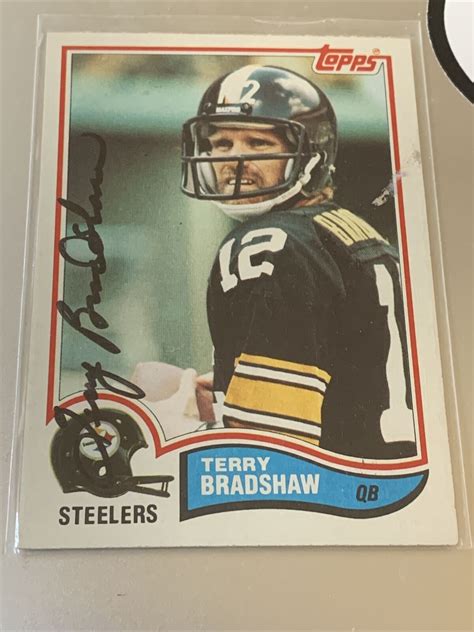 Signed Terry Bradshaw Hof Card Values Mavin