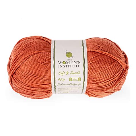 Womens Institute Salmon Soft And Smooth Aran Yarn 400g Hobbycraft