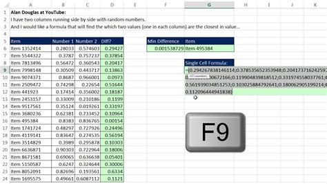 Excel Magic Trick Lookup Item Where Values Are Closest Helper