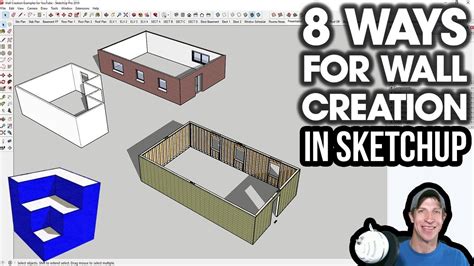 8 Ways To CREATE WALLS In SketchUp The SketchUp Essentials