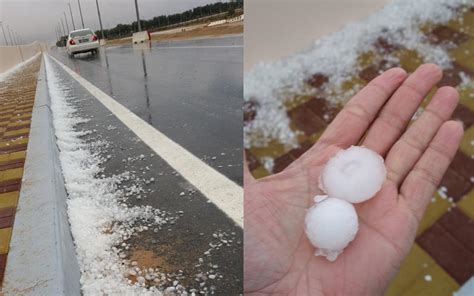 Video: Hail storms snowy fascination of UAE residents - News - Emirates ...