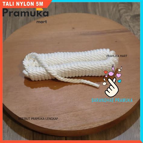 Jual Tali Pramuka Marlon 5 Meter Cap 22 Bahan Nylon Pionering Macrame