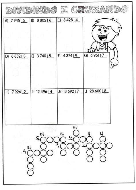 Atividades De Matematica 4 Ano Divisão Dois Algarismos