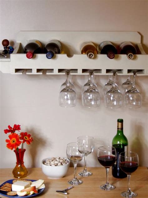 How To Build A Wine Rack For Bottles And Glasses How Tos Diy