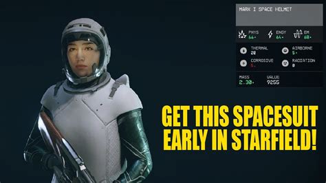 Starfield The Best Spacesuit Set To Get At The Start The Lodge Youtube