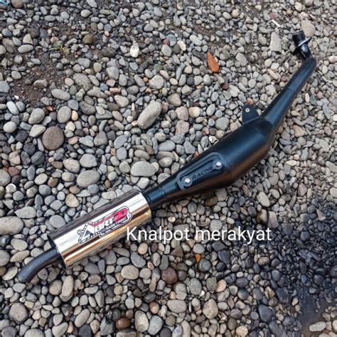 Jual Knalpot Fizr F1zr Standar Racing Model Ahm Tameng Merek Abrt