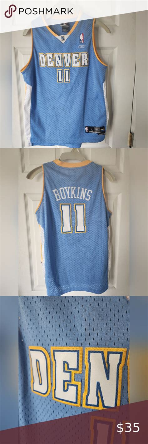 Earl Boykins 11 NBA Denver Nuggets Jersey youth large 14-16 | Boykins ...