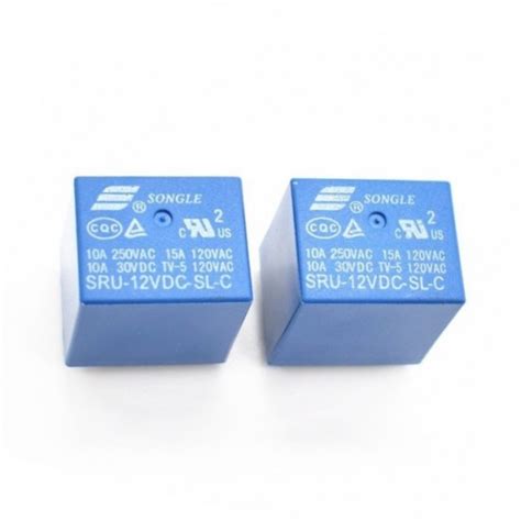 Songle Power 12VDC Relay SRU-12VDC-SL-C PCB 5 Pin Price in BD