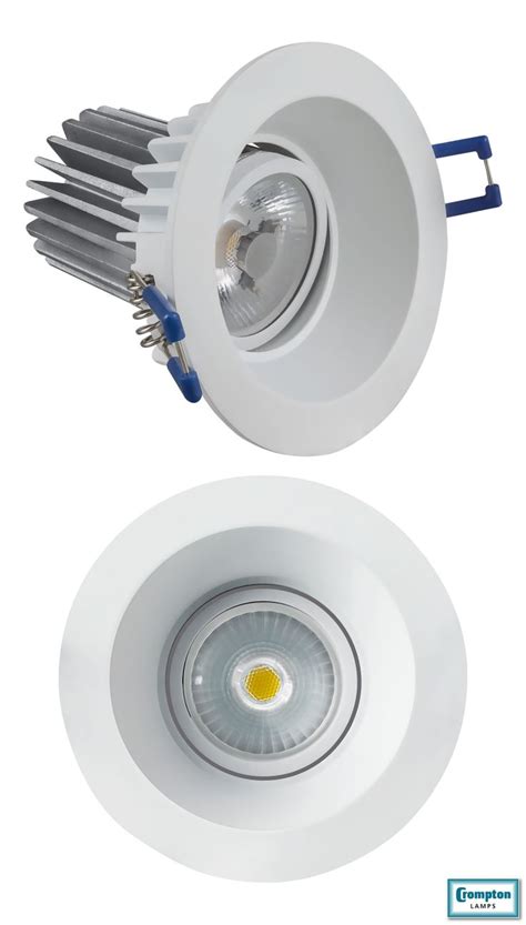 Adana Round Led Downlight Round Led Tilt Downlight Complete With Anti