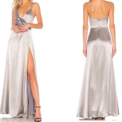 Jill Stuart Dresses Jill Stuart Silver Grey Maxi Dress Size 6