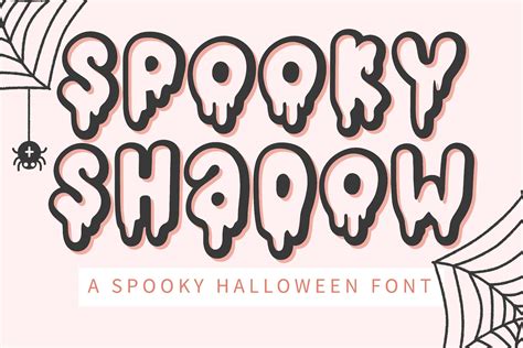 Spooky Shadow Font By BitongType Creative Fabrica