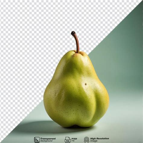 Premium Psd Pear Fruit Isolated On Transparent Background