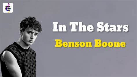 In The Stars Benson Boone Lirik Terjemahan YouTube