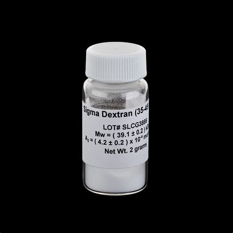 Dextran 40kDa, Lot Certified – Waters | Wyatt Technology