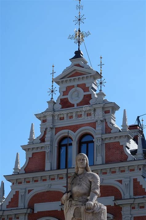 Casa De Las Cabezas Negras En Riga Latwia Foto De Archivo Imagen De