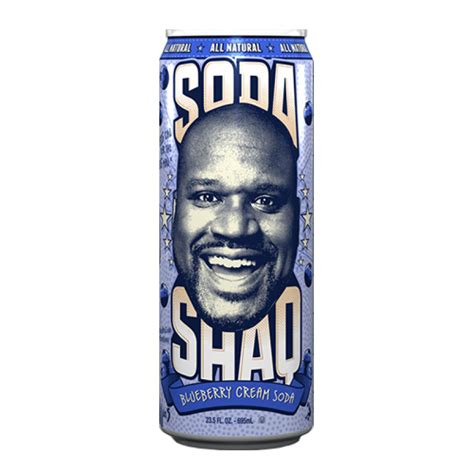 AriZona Shaq Soda Blueberry Cream Soda 695ml Big Can