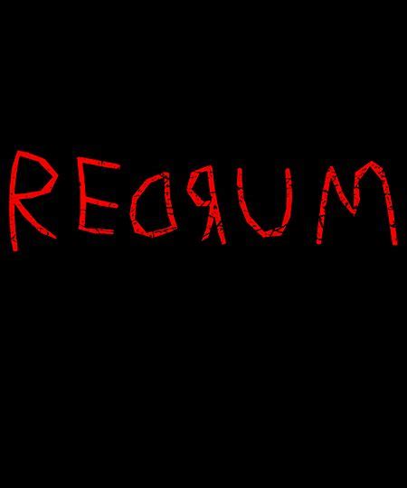 Redrum T Shirt Movie Tattoos Horror Tattoo Redrum