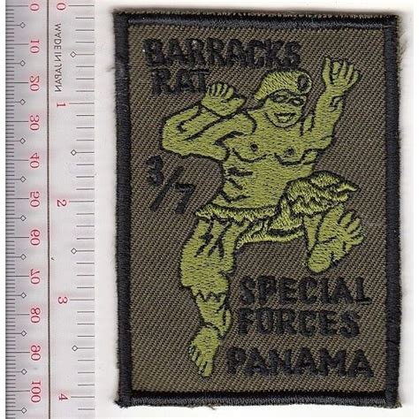 Green Beret US Army Canal Zone 7th Special Forces Group ABN Barracks