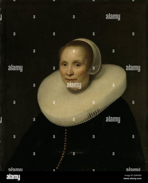 Portrait Of A Woman Abraham Van Den Tempel 1646 Stock Photo Alamy