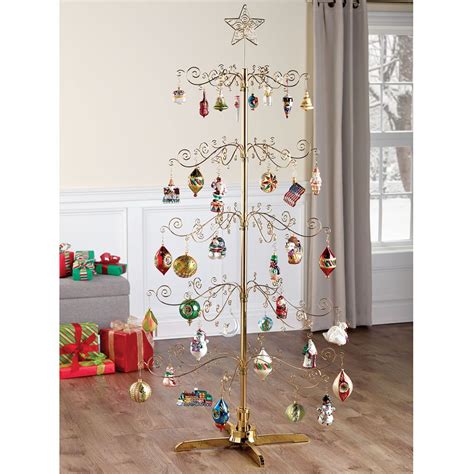 The 6 Rotating Ornament Display Tree Hammacher Schlemmer Ornament