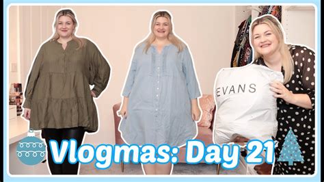 Vlogmas Day 21 🎄 Evans Clothing Plus Size Try On Haul Uk Size 26 28