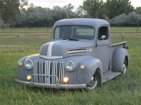 1946 Ford Pickup Vintage Pickup Rat Rod Harley Hauler Hot Rod Shop Truck