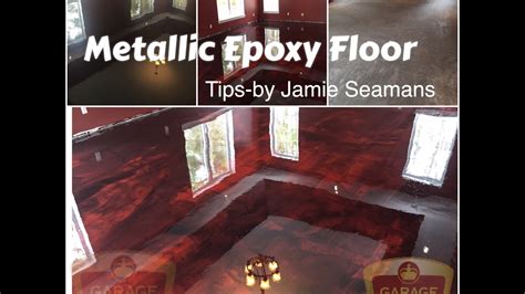 Tips on How to Do a Metallic Epoxy Floor - YouTube