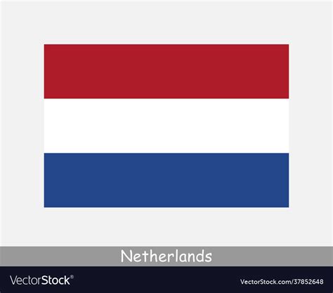 Netherlands dutch national country flag banner Vector Image