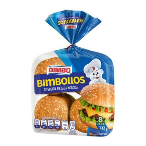 Pan Para Hamburguesa Wonder Superbollos Con Ajonjolí 8 Pzas Envío