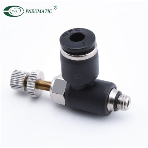 SMC Type Pneumatic Air Flow Control Fittings Speed Control Fitting