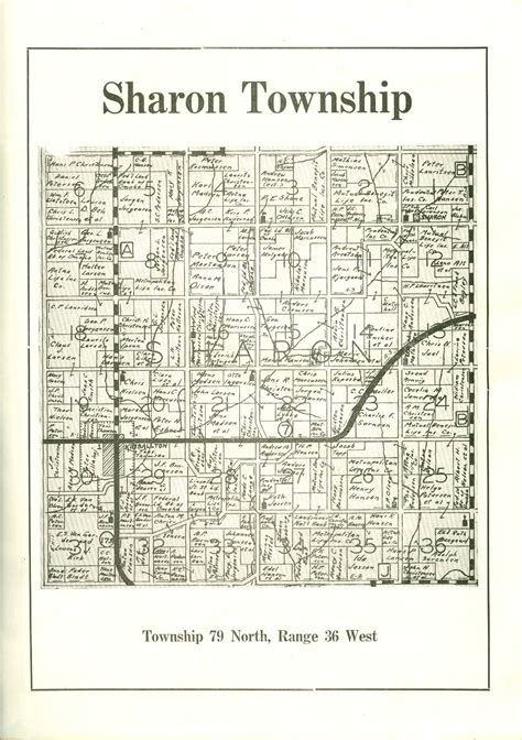 Audubon County Iowa Atlas Plat Maps Sharon Township