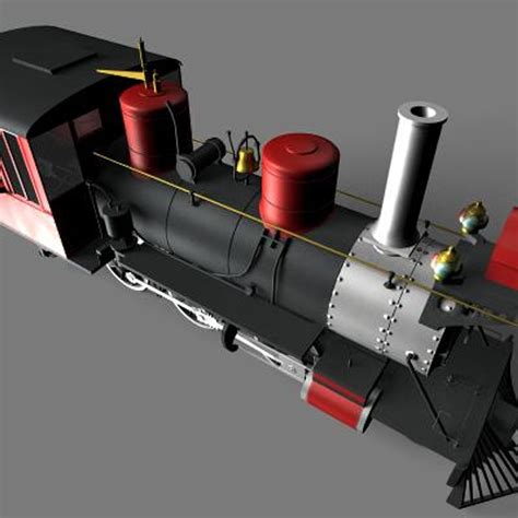 Modeled Steam Engine 3d Model