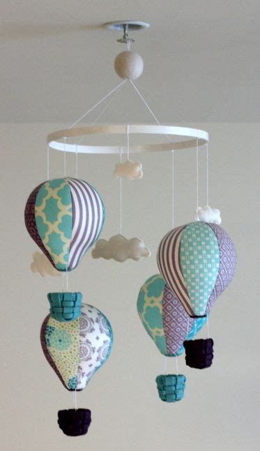 Handmade Hot Air Balloon Mobile Balloon Mobile Diy Hot Air Balloons