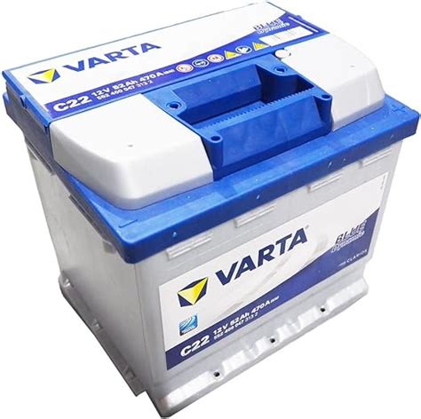 Amazon Fr Varta Blue Dynamic C22 Batterie Voitures 12 V 52Ah 470