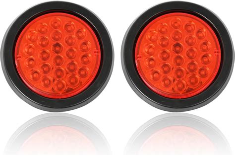 Amazon Sodcay Pcs Inches Round Trailer Lights V Truck