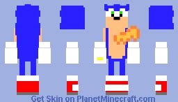 Sonic fire ring (sonic and the secret rings Minecraft Skin