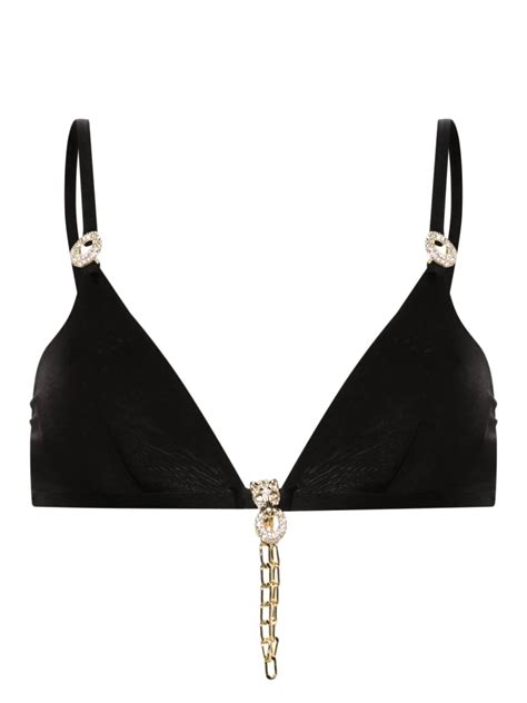 Agent Provocateur Haislee Triangle Bikini Top Black FARFETCH UK