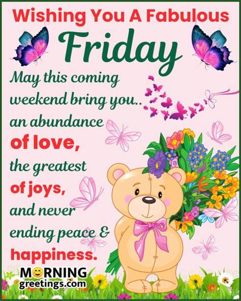 Good Morning Happy Friday Greetings With Quotes