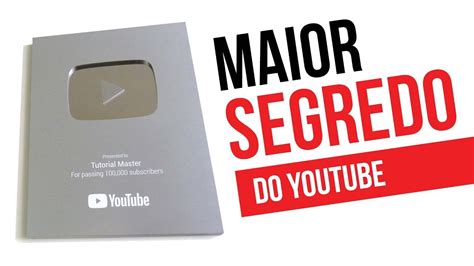 100MIL Inscritos E O MAIOR SEGREDO PARA GANHAR DINHEIRO No Youtube