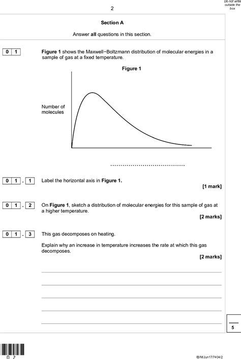 AQA Jun 2017 Paper 2 Q1 With Explained Solutions