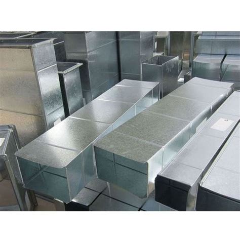 Galvanized Iron Rectangular Air Duct For Industrial Size X