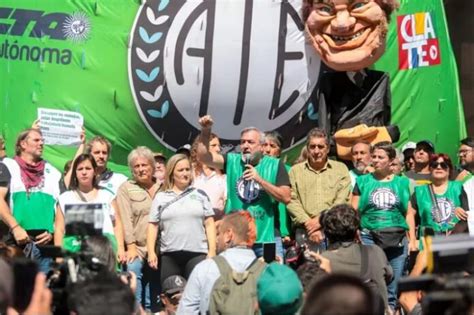 Ate Lanzó Un Paro General Y Se Movilizará El 12 De Junio Frente Al Congreso Contra La Ley Bases