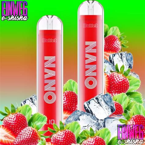 Lio Nano X2 Strawberry Ice E Shisha 600 Züge Nikotin 20 mg